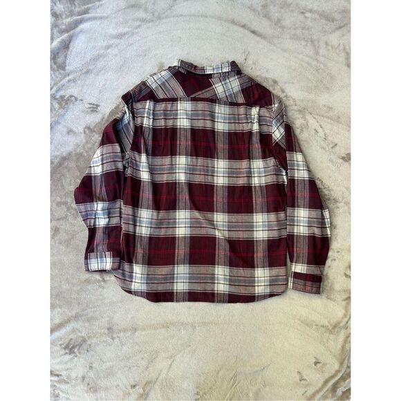 Jachs Men’s Red White Plaid Bolivar Doublecloth Button Down Shirt Size 2XL NWT - Picture 10 of 10